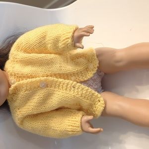 Handmade vintage sweater for American girl doll